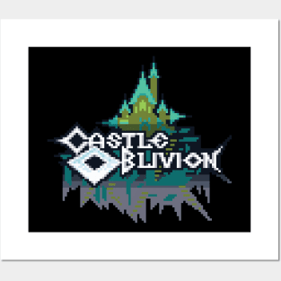 Castle Oblivion Logo Pixel Art Posters and Art